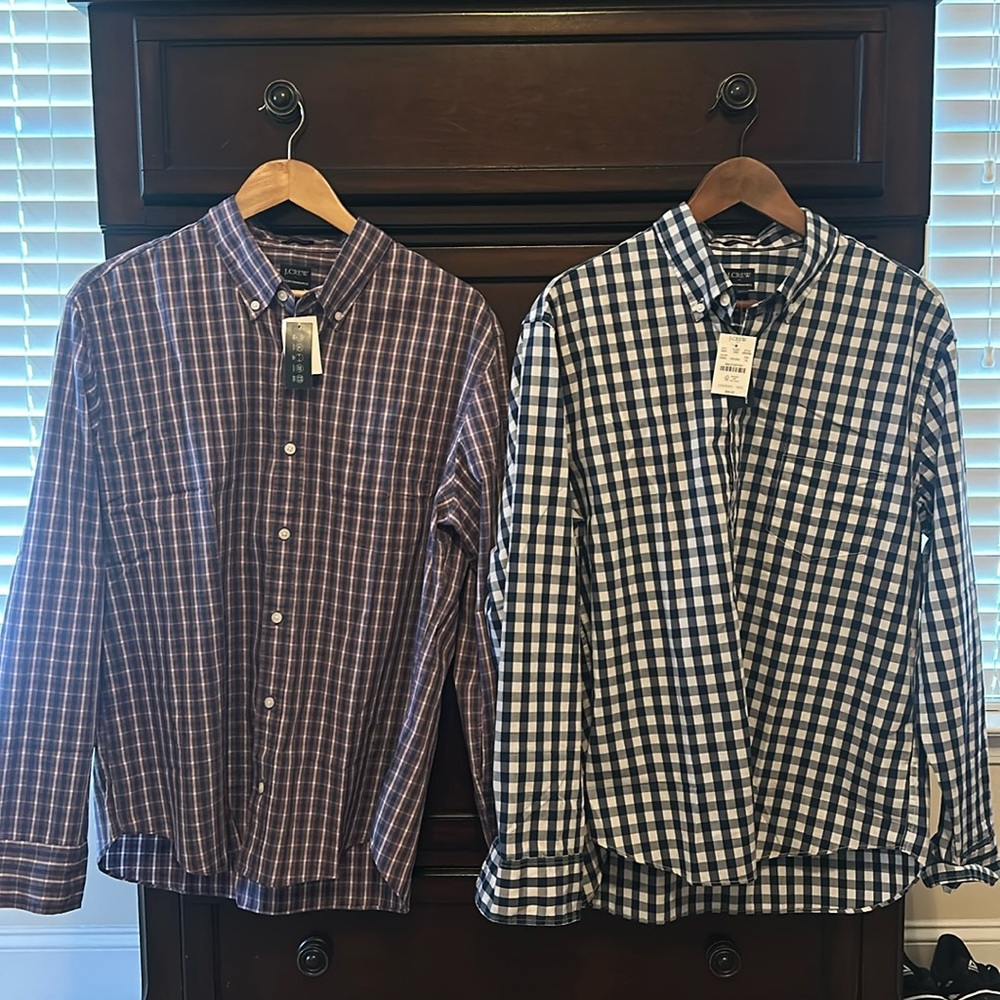 J. Crew Performance Button Up shirts size XL